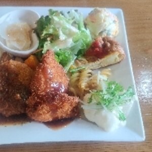 冷凍カニクリームコロッケ揚げ焼き